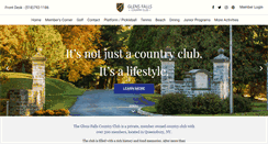 Desktop Screenshot of glensfallscountryclub.com